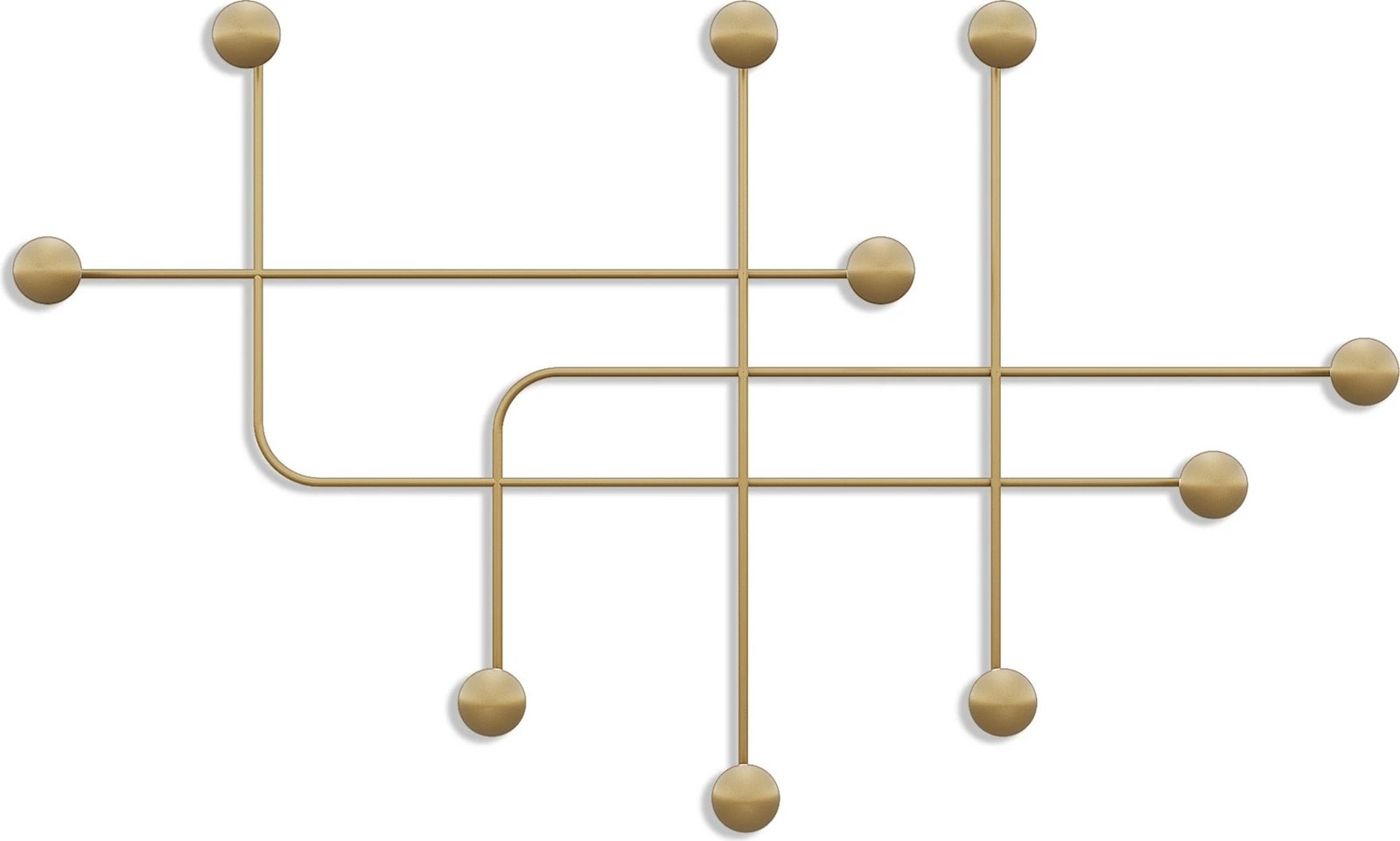 Varëse muri metalike Wallity, Samara-A, ngjyrë ari