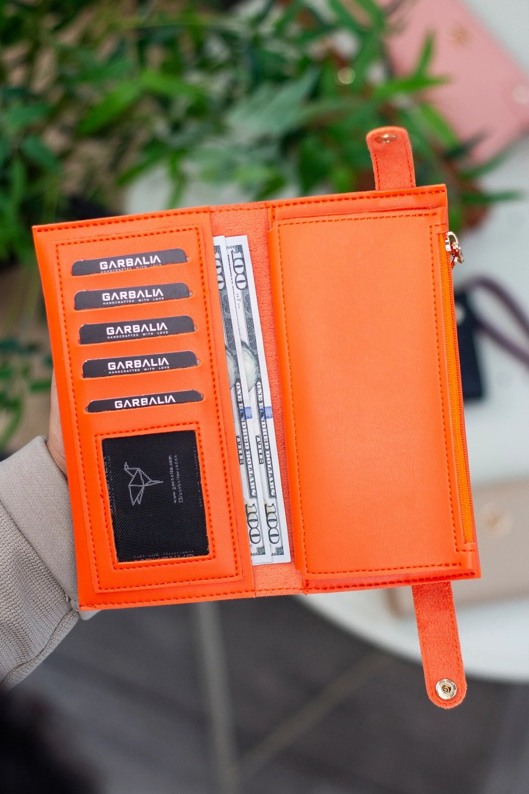 Portofol për gra, Zoozie Bags, portokalli, Tiran