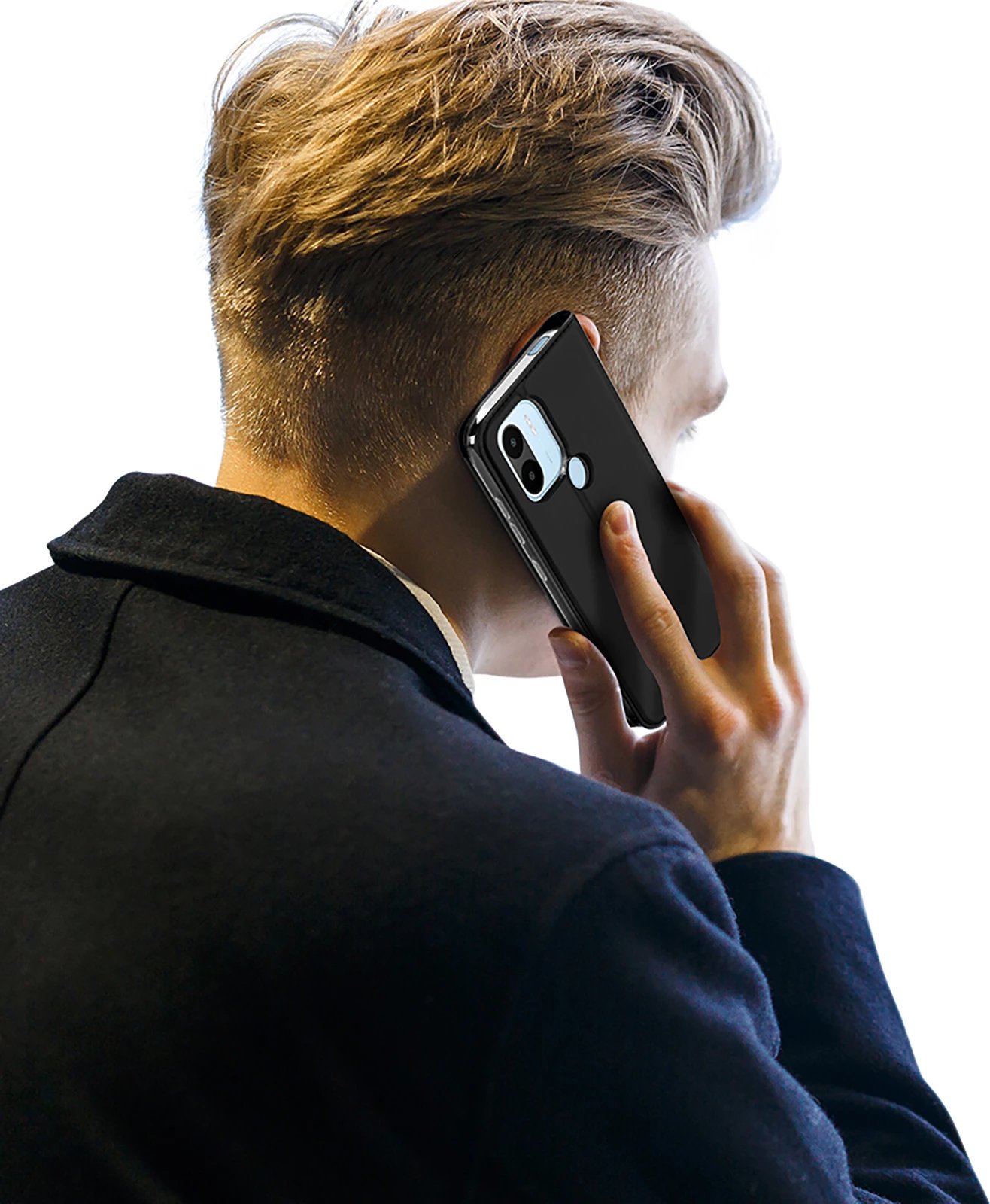 Mbështjellës Dux Ducis Skin Pro për Xiaomi Redmi A1+, me kapak, xhep kartelash dhe stand, e zezë Mbështjellës Dux Ducis Skin Pro për Xiaomi Redmi A1+, me kapak, xhep kartelash dhe stand, e zezë