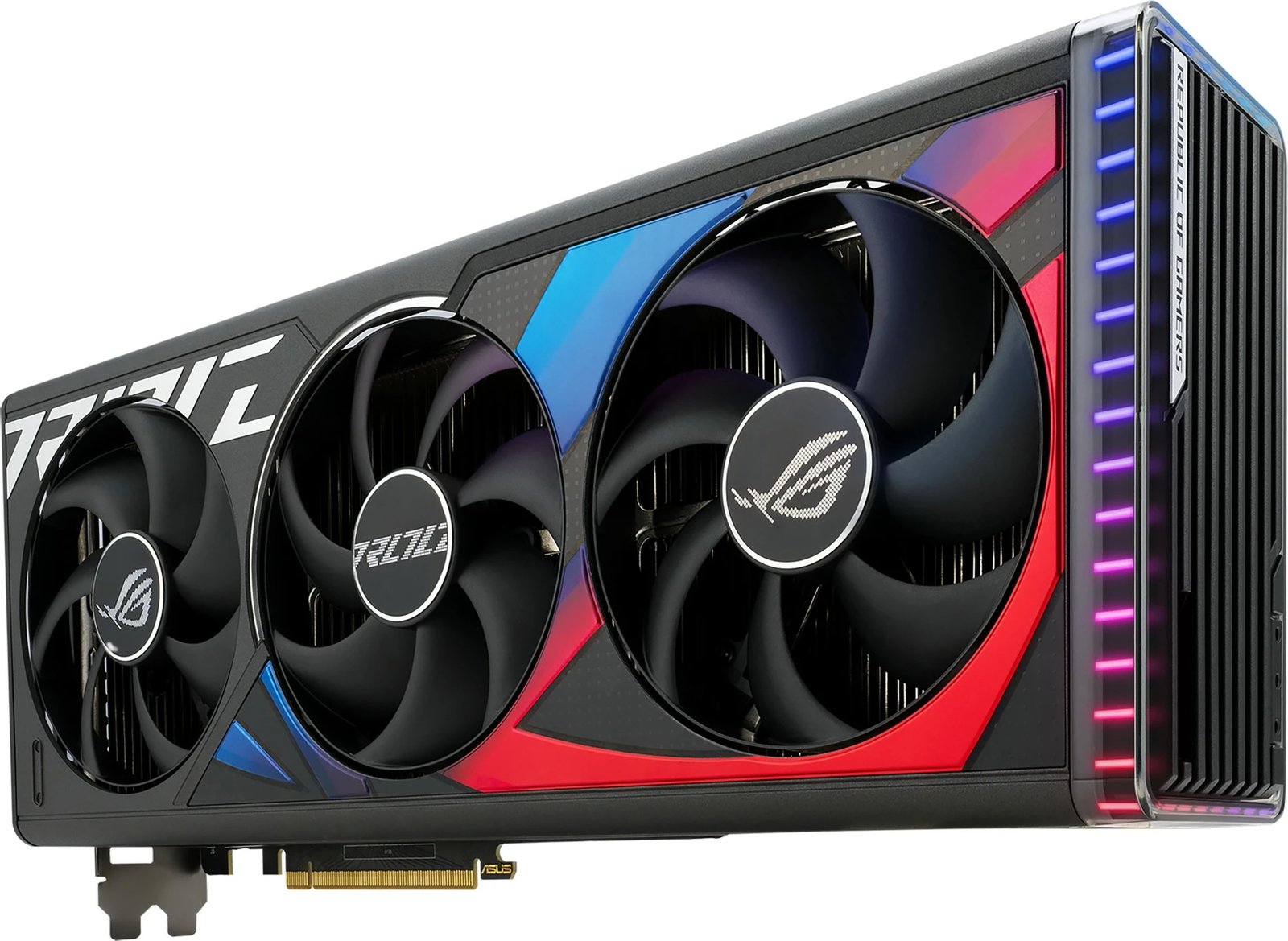 Kartelë grafike ASUS ROG Strix RTX 4080 SUPER, 16 GB, GDDR6X, PCI Express 4.0, Multicolour Kartelë grafike ASUS ROG Strix RTX 4080 SUPER, 16 GB, GDDR6X, PCI Express 4.0, Multicolour