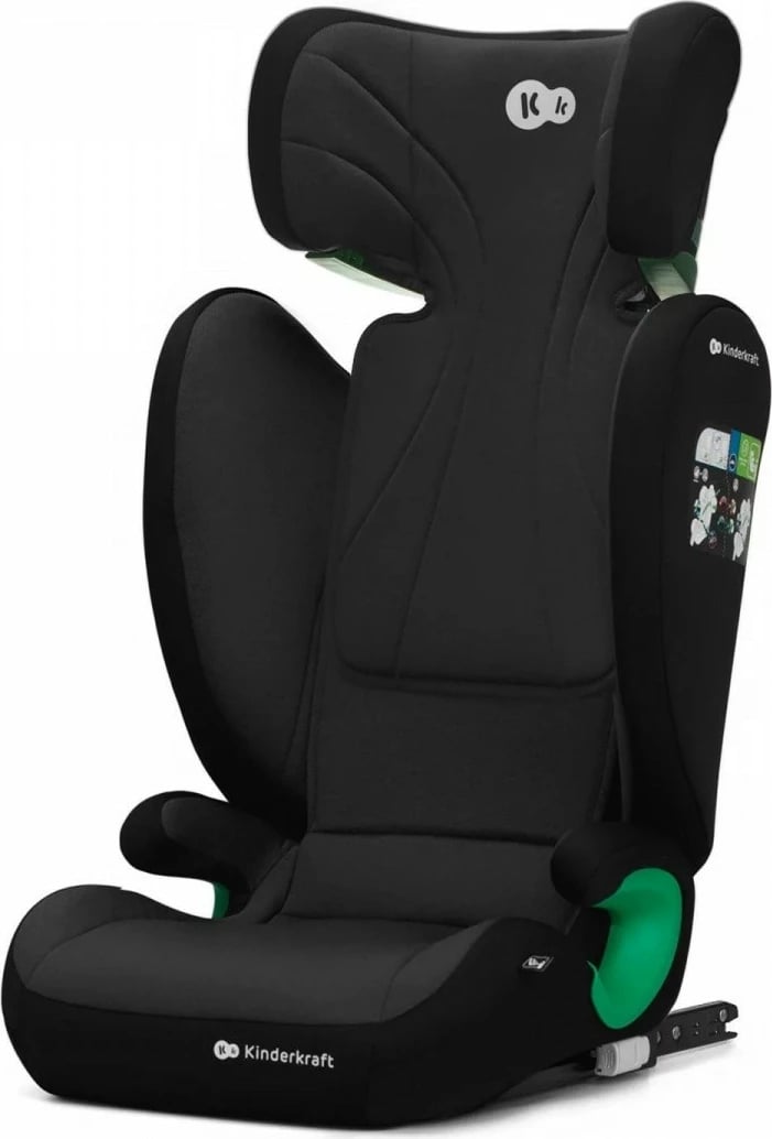 Ulese makine Kinderkraft JUNIOR FIX 2 i-Size, 100-150 cm, e zezë