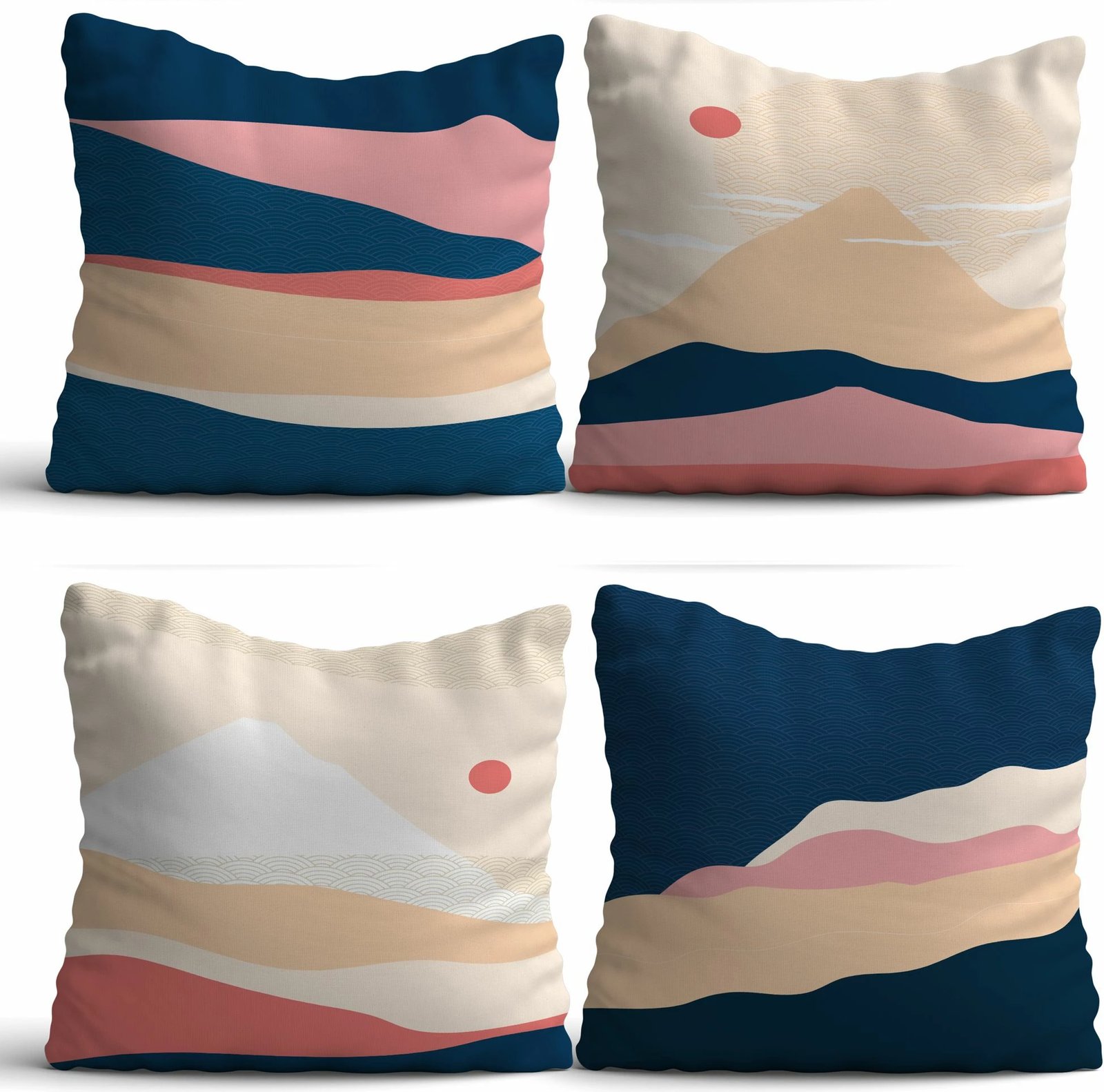 Set mbulesash për jastëkë (4 copë), dizajn Aberto, ASR-plw4 - 5