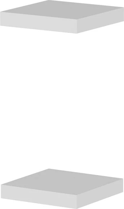 Raft muri Skye Decor, i bardhë, Gizli2 23