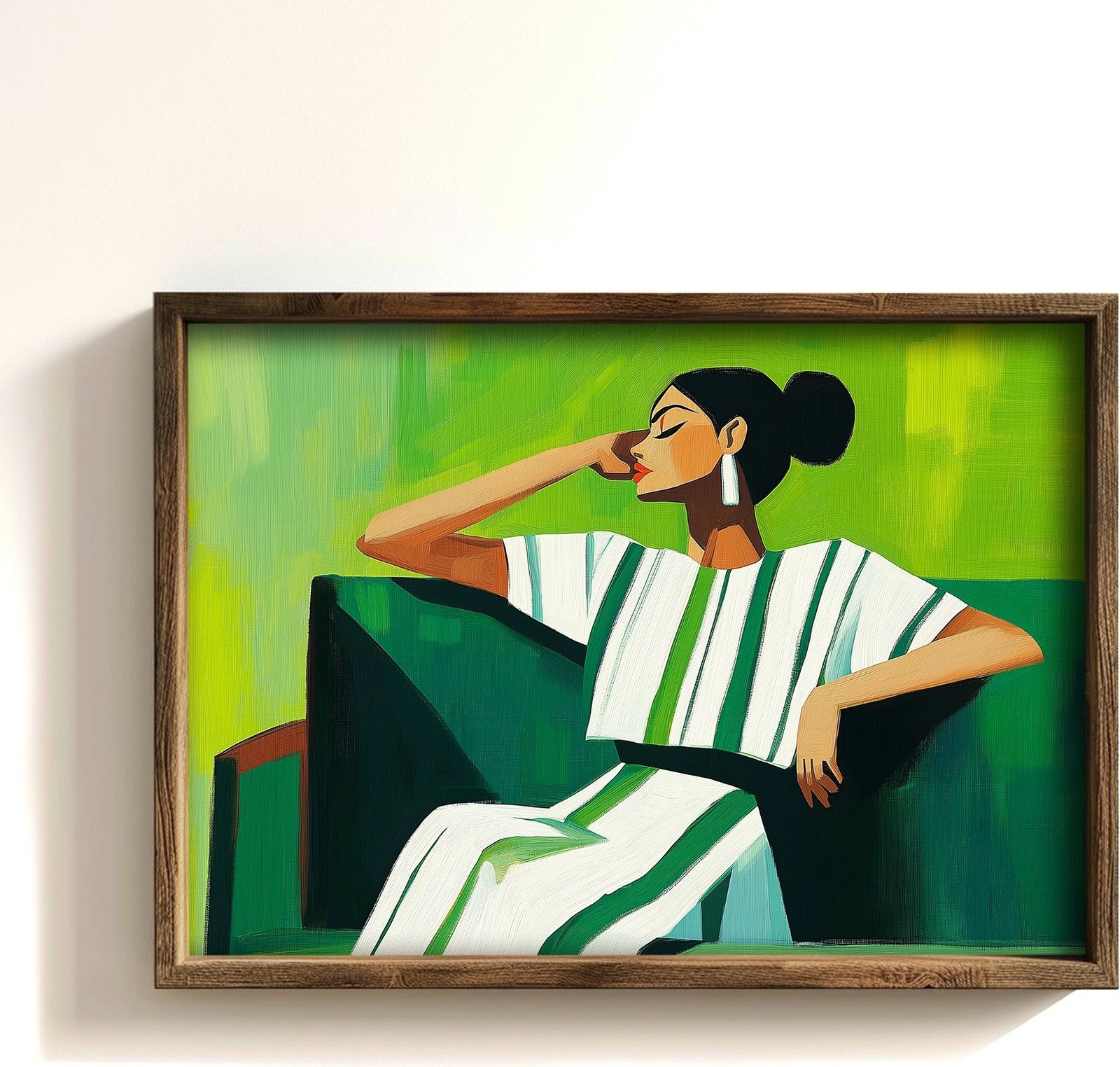 Pikturë dekorative me kornizë MDF, Wallity, TUN127-XL, shumëngjyrëshe, 50x70x3.5cm