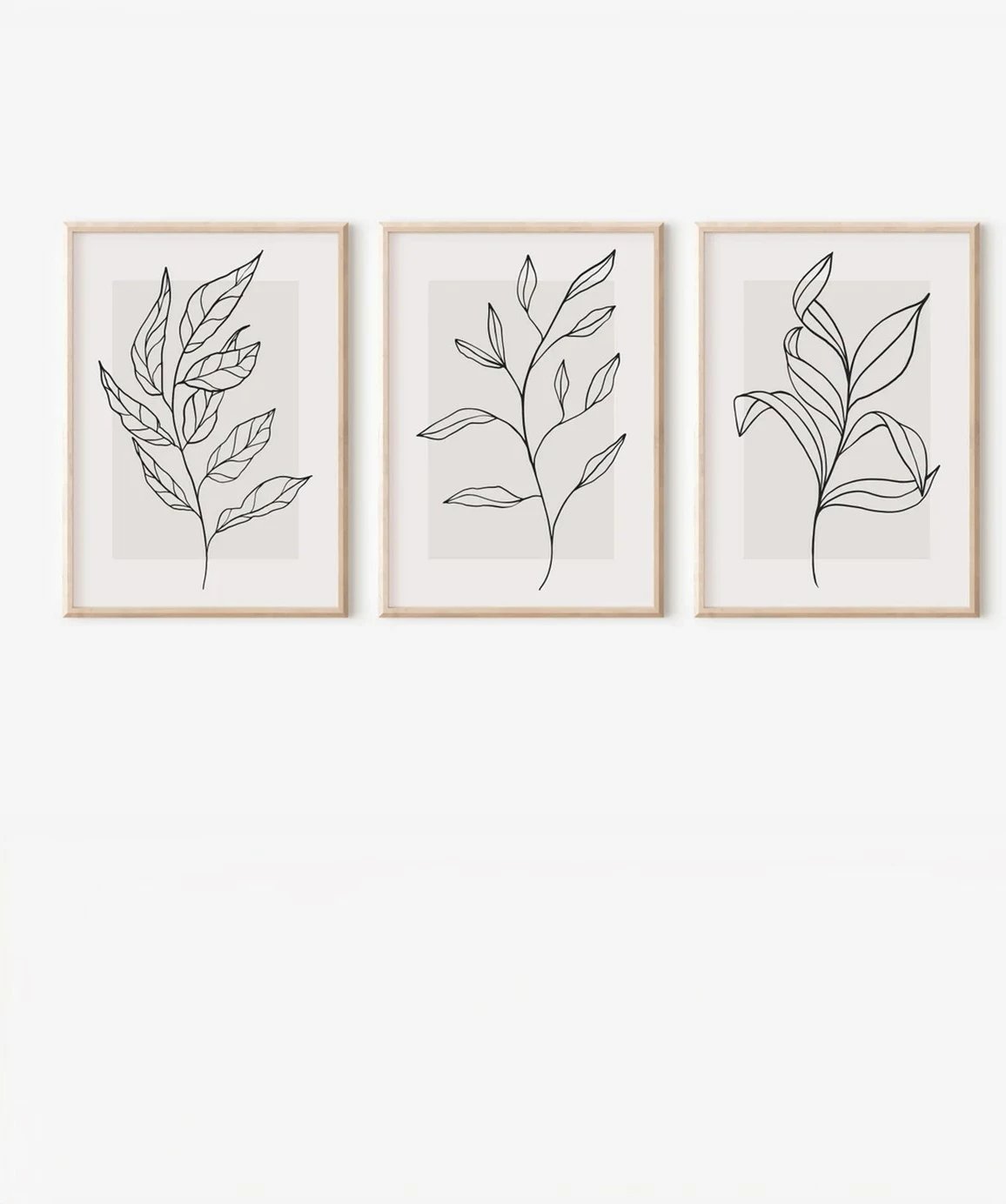 Pikturë dekorative me kornizë (3 copë), Wallity, 3Dartsohoset76