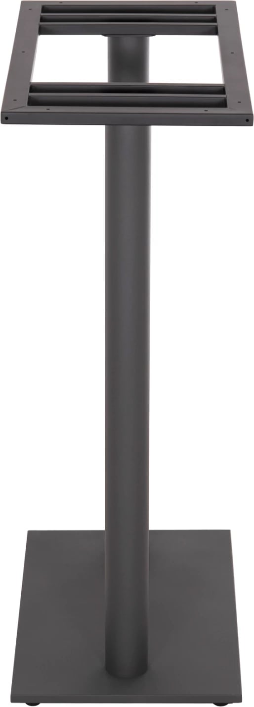 Bazë për tavolinë bar, dy këmbë, metal, ngjyrë gri, 80x40x108 cm