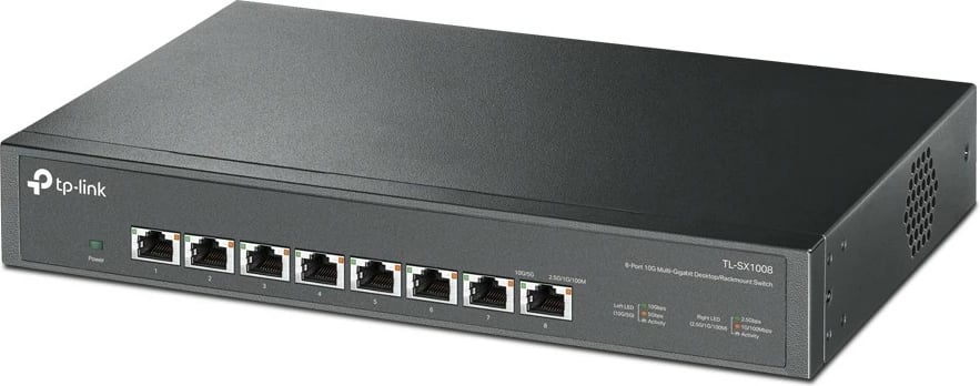 Switch TP-Link TL-SX1008, 8 porte, 10G Ethernet, Rackmount, 1U