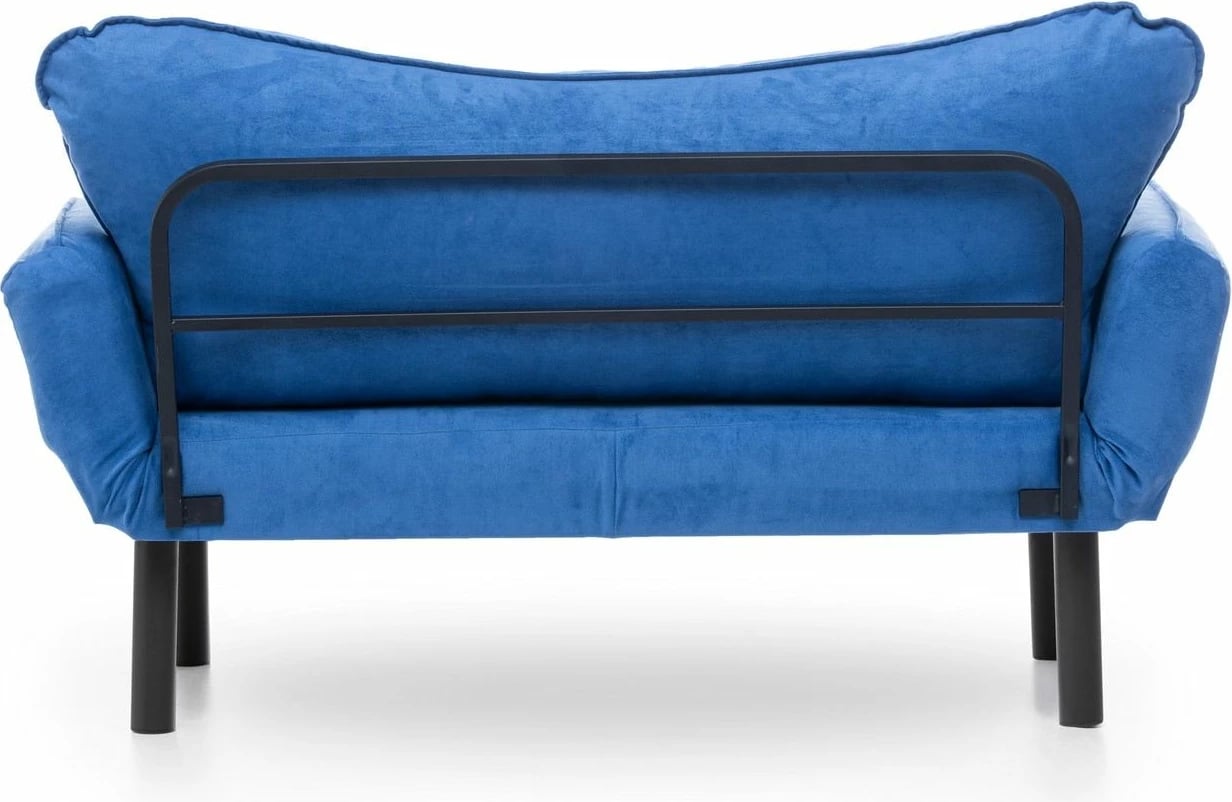 Divan-krevat dy ulëshe Atelier del Sofa, Chatto, ngjyrë kaltër