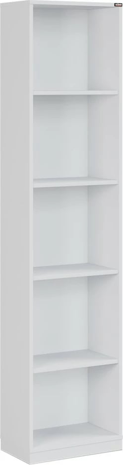 Raft librash Hanah Home, Ktp-325-Bb-1, ngjyrë e bardhë