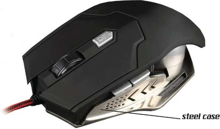 Maus gaming Rebeltec FALCON, 6 butona, 2500 DPI, metal, i zi