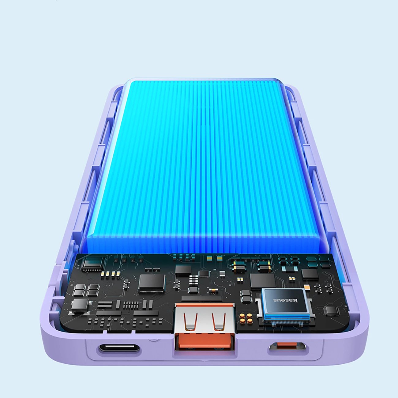 Powerbank Baseus Airpow 10000mAh, 20W, Violet