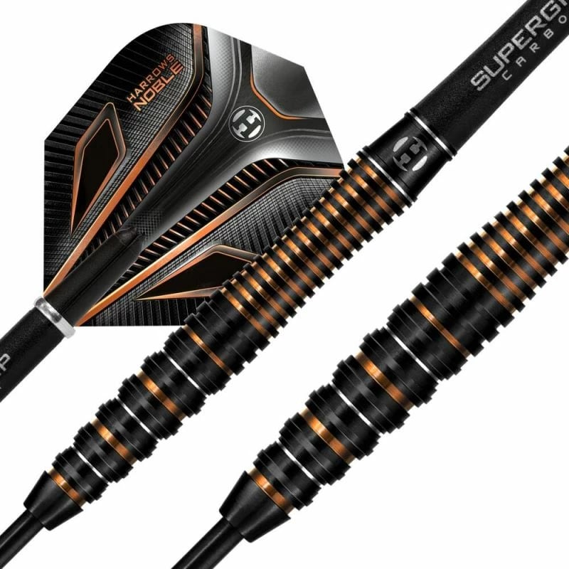 Shigjeta darts Harrows, unisex, të zeza