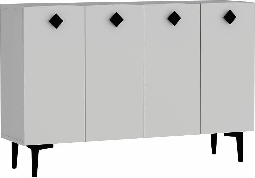 Konsol Skye Decor, e bardhë, e zezë