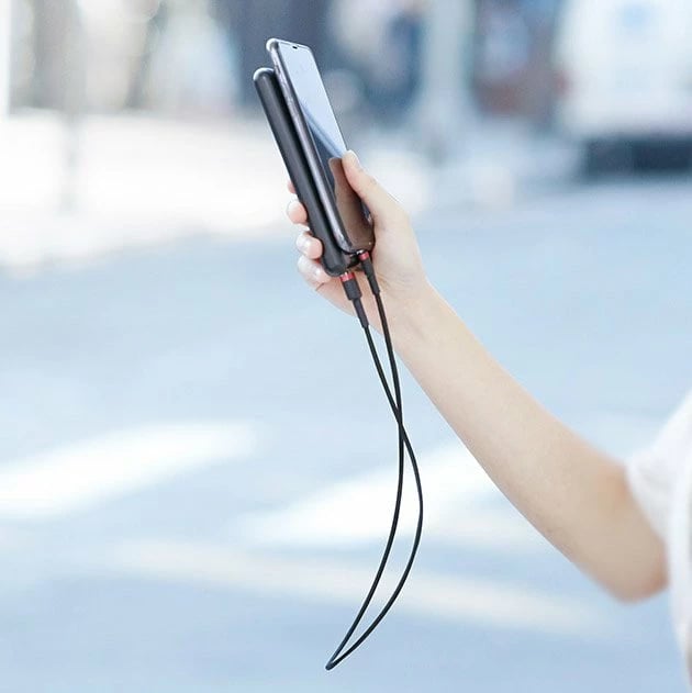 Kabllo Baseus Cafule, USB në USB-C, 3 metra, i kuq