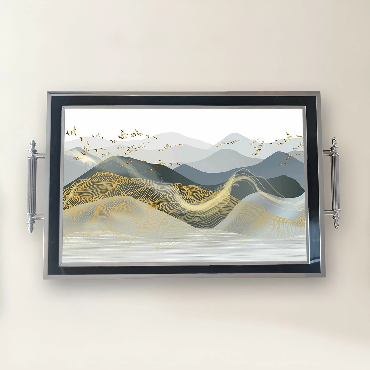 Tabaka xhami me dizajn artistik, shumëngjyrëshe, Aberto Design, TPG9806 Tabaka xhami me dizajn artistik, shumëngjyrëshe, Aberto Design, TPG9806