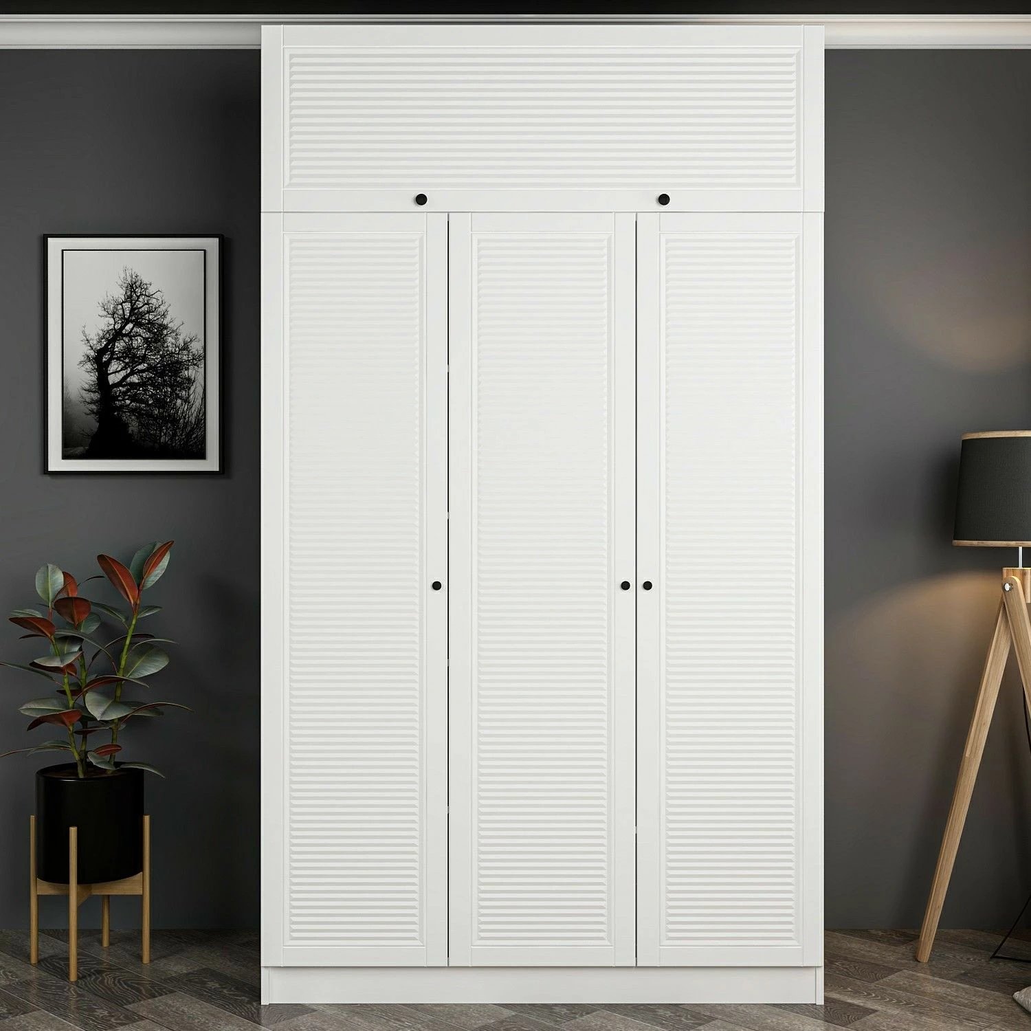 Dollap Skye Decor, i bardhë, Minar Kale - 8430