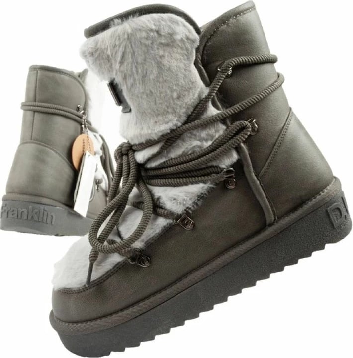 Çizme dimri për femra D.Franklin, gri