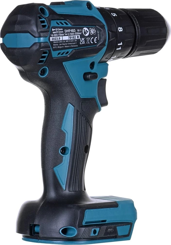 Makita DHP483Z, 1700 RPM, e zezë, blu Makita DHP483Z, 1700 RPM, e zezë, blu