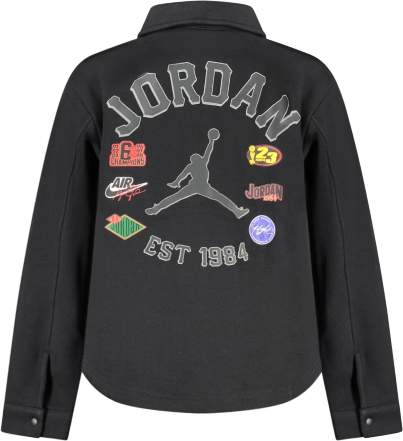 Duks për meshkuj Jordan, zip-up, i zi