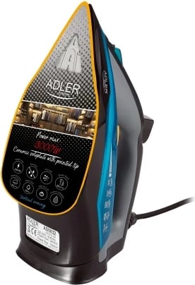 Hekur me avull, Adler AD 5032, taban qeramik, 3000 W, depozitë 350 ml