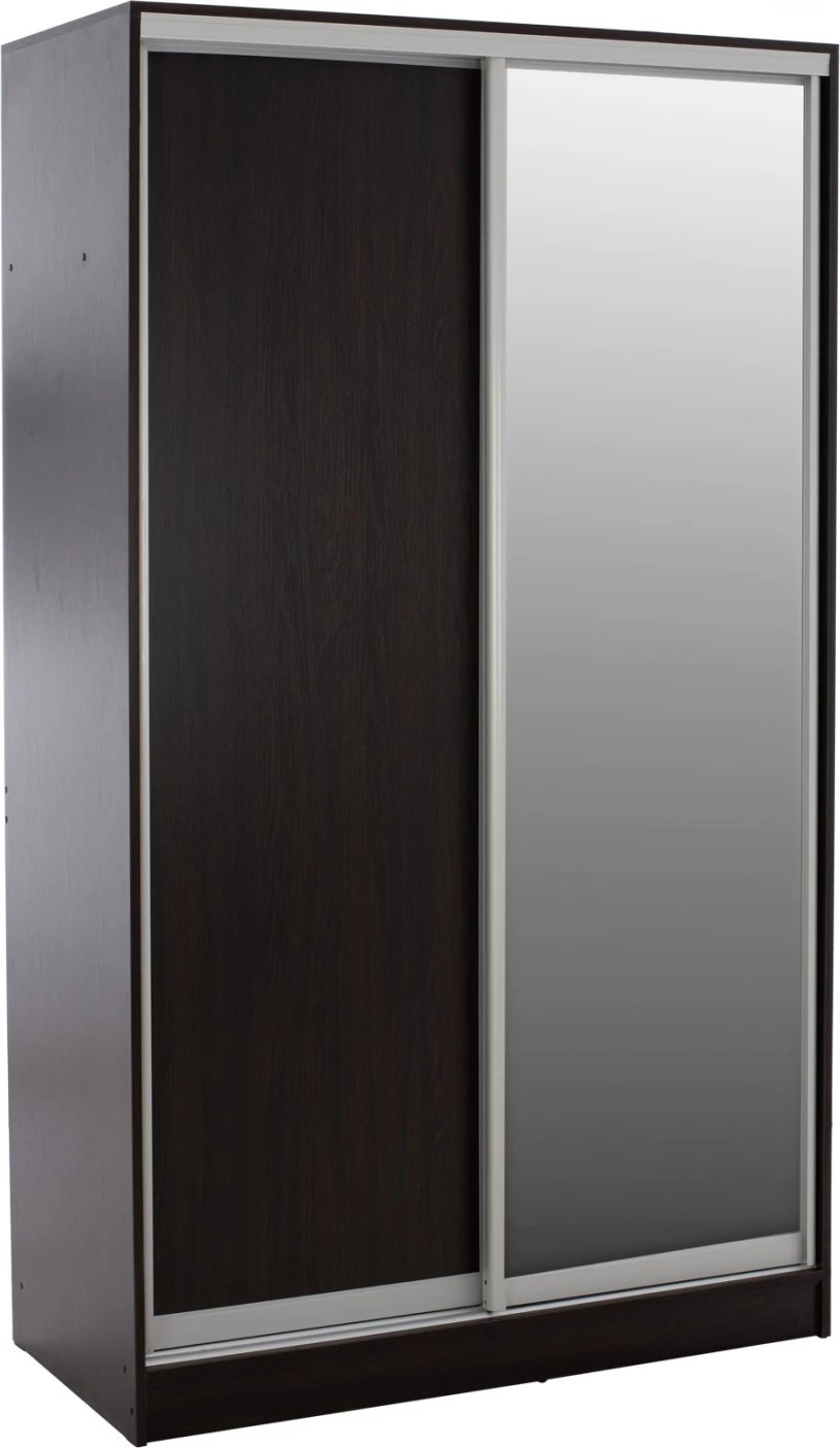 Dollap me dy dyer, me derë rrëshqitëse, ngjyrë wenge, FH2460.02, 120x60x220 cm