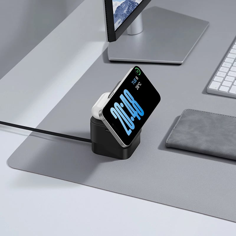 Karikues wireless Baseus BS-W531, MagSafe/Qi, USB-C, 20W, i zi