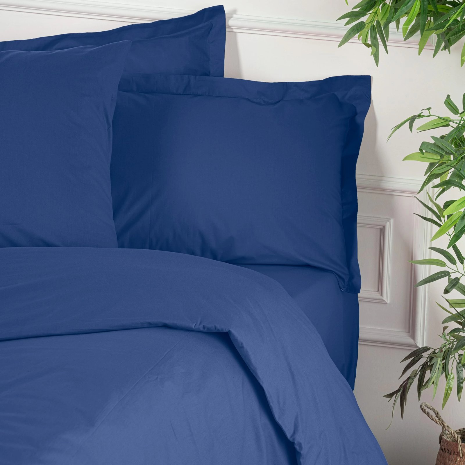 Mbulesë jorgan për teke XXL, ranforce, ngjyrë e kaltër e errët, L'essentiel, 155x220cm