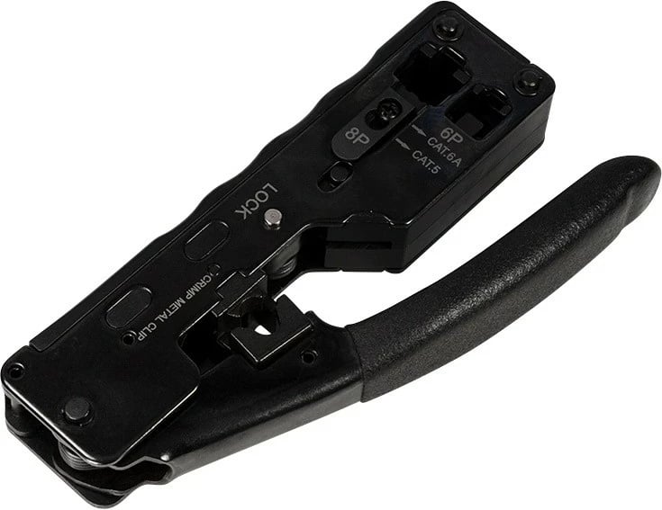 Vegël krimpimi për kabllo LogiLink WZ0025, për RJ45/11/12/7, e zezë