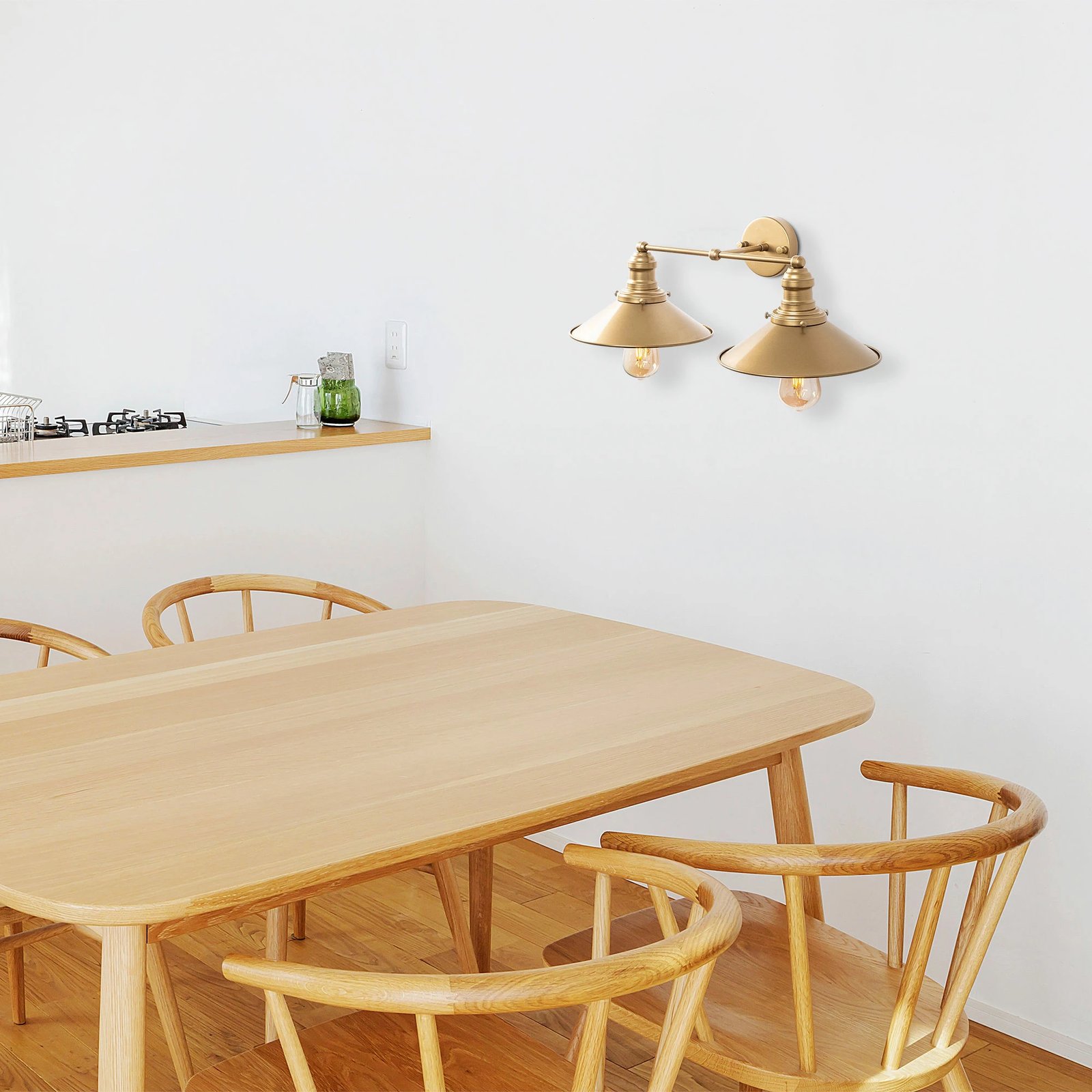 Llambë muri Opviq, konike, ngjyrë ari, 12191