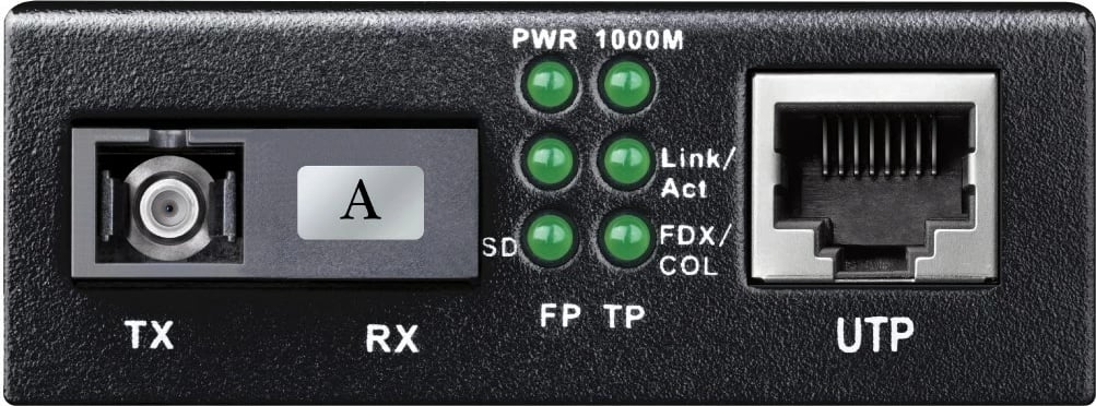 Konvertues rrjeti CUDY MC100GSB-60A, 1000 Mbit/s, single-mode, i zi