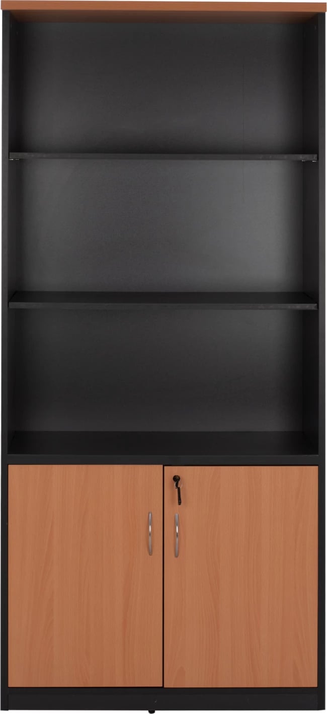 Raft profesional për zyre, ngjyrë lisi, FH2014.01, me 2 dyer, 80Χ40Χ180