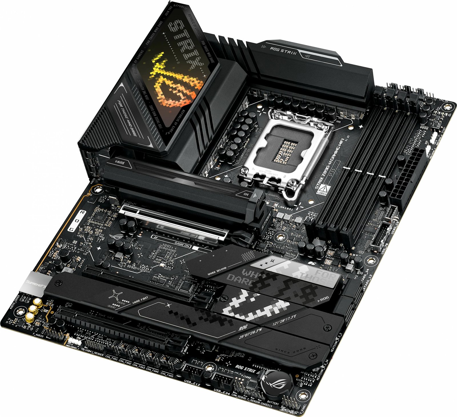 Pllakë amë ASUS ROG STRIX Z890-H, Intel, LGA 1851, DDR5-SDRAM, 256 GB Pllakë amë ASUS ROG STRIX Z890-H, Intel, LGA 1851, DDR5-SDRAM, 256 GB