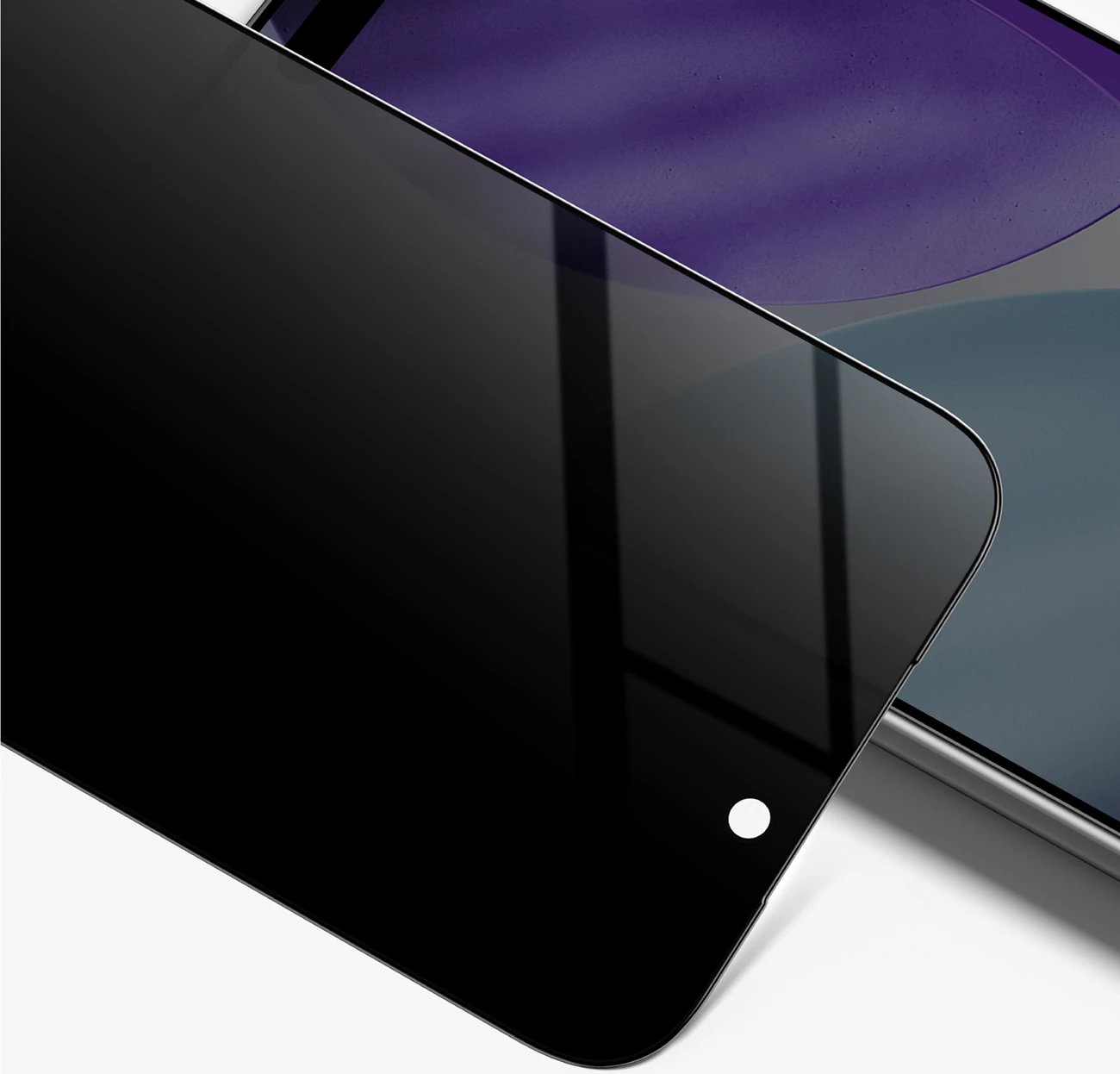 Xham privatësie i temperuar AmazingThing Radix për iPhone 17 Pro, i zi