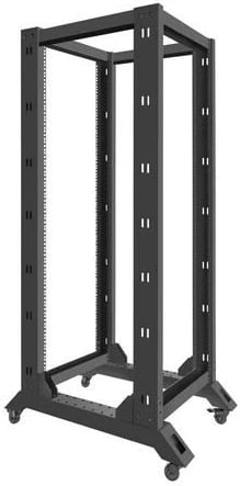 Kasë rack e hapur Lanberg OR01-6832-B, 32U, 600x800mm, e zezë