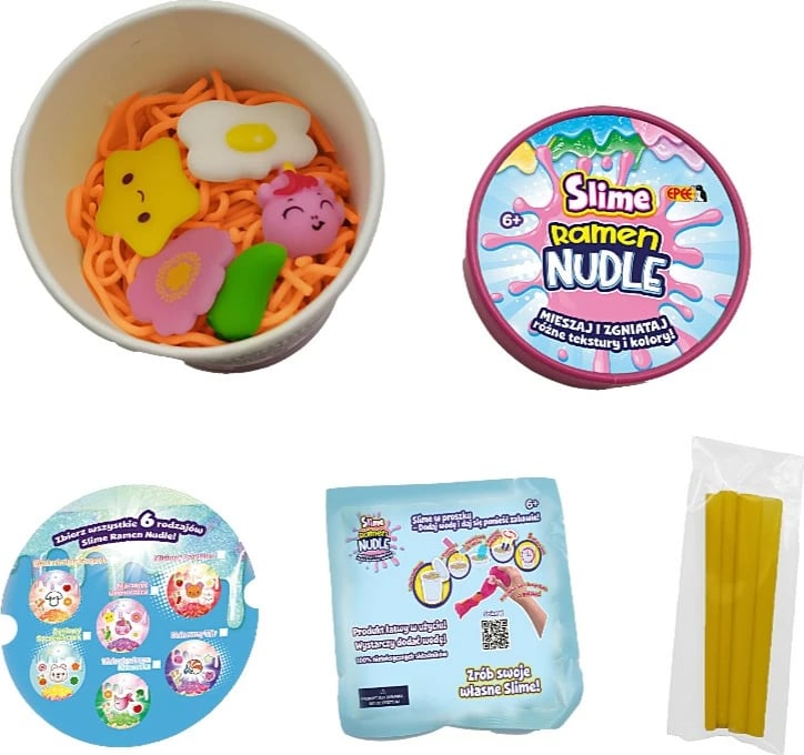 Set loje slime Epee Slime Ramen Noodles Unicorn Dream, shumëngjyrësh