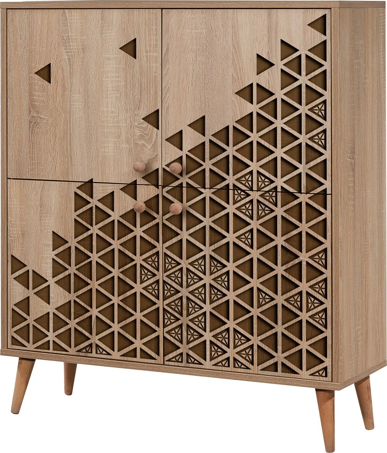 Dollap shumëpërdorimësh Multilux-124, ngjyrë lisi Sonoma