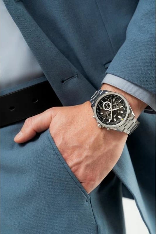 Orë dore për meshkuj Paul Lorens, argjendtë