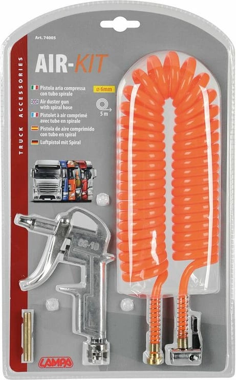 Pishtol Ajri Me Gyp Konektor Ajri Set 5m P-1 Ø6mm 13bar Kamion