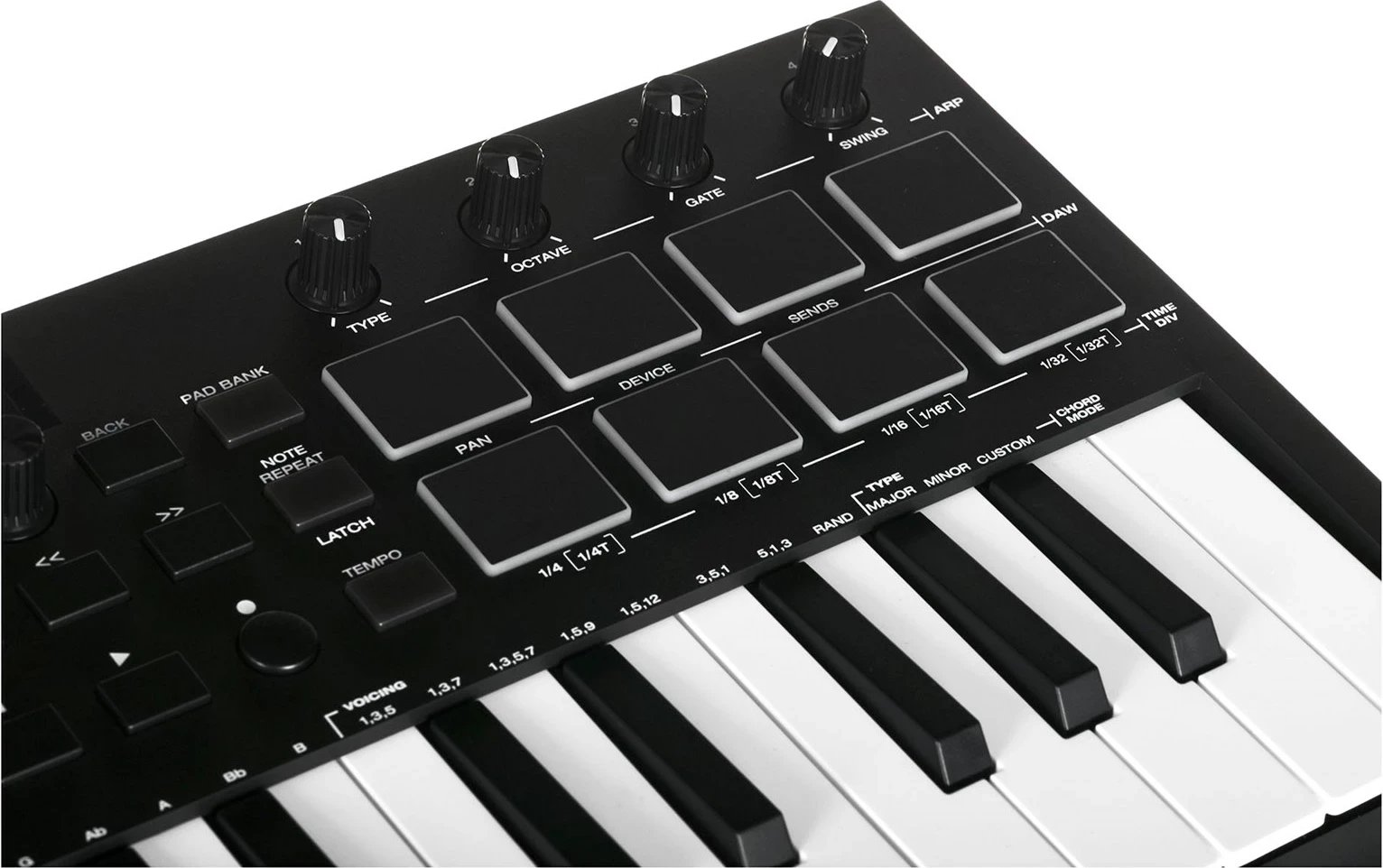 Tastierë MIDI M-AUDIO Oxygen Pro Mini, 32 taste, USB, E zezë