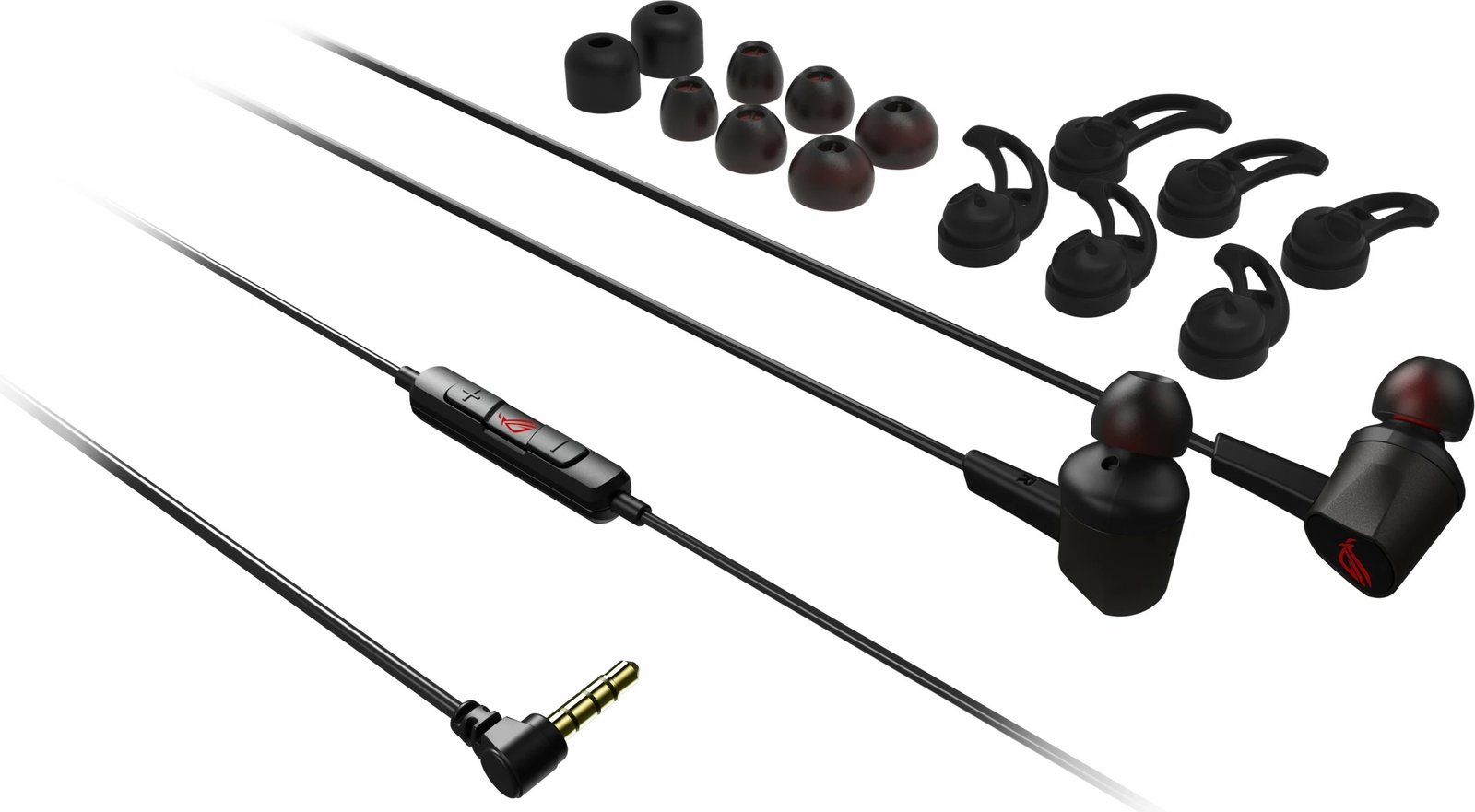 Kufje gaming ASUS ROG Cetra Core II, in-ear, me kabllo, 3.5 mm, të zeza