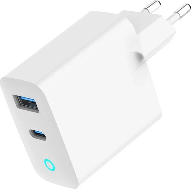 Karikues i shpejtë Gembird TA-UC-PDQC30L-W-01, 30W, 2 porta USB, Bardhë