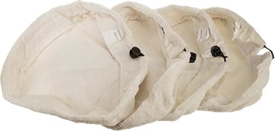 Pano mikrofibre për mop me avull, Adler, kompatibile CR 101/AD 7003, set 5 copë, bardhë