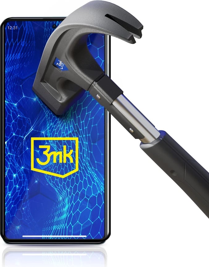 Xham i temperuar 3mk HardGlass Lite për Xiaomi Redmi Note 12 Pro/Pro+, 9H, i zi