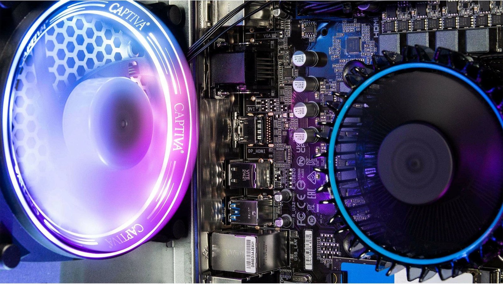 Kompjuter gaming Captiva Advanced Gaming R92-769, Ryzen 7 5700X, 32GB RAM, 1TB SSD, RTX 5060Ti, Win 11