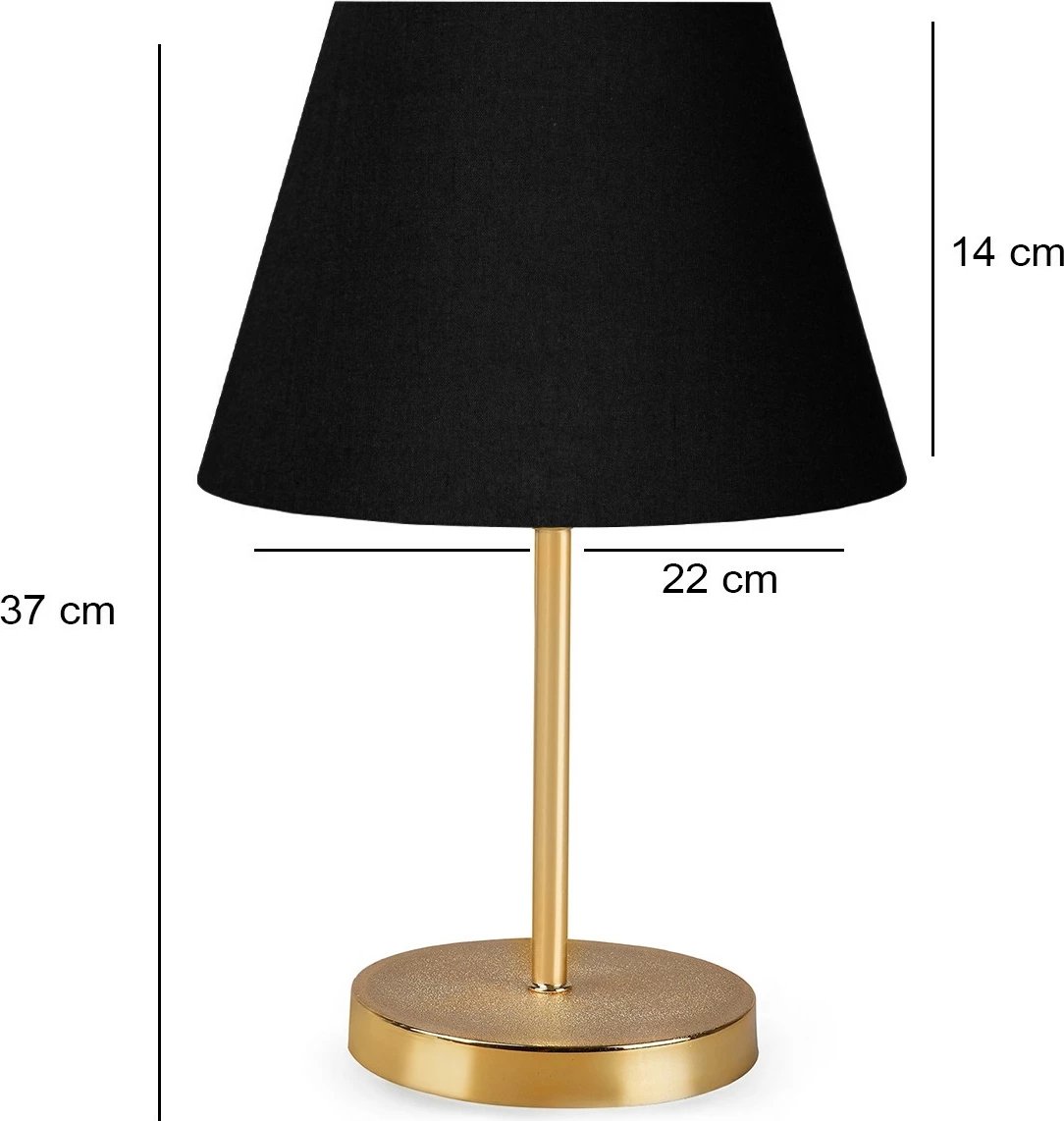Llambë tavoline Opviq, AYD-3154, e zezë dhe ari