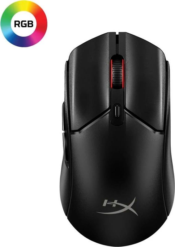 Maus HyperX Pulsefire Haste 2 Core Wireless 12,000 DPI 2.4GHz/Bluetooth 6 butona 70g, e zezë (8R2E6AA)