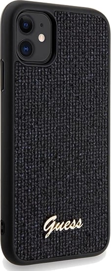 Mbështjellës Guess Disco Metal Script për iPhone 11/XR, TPU, i zi Mbështjellës Guess Disco Metal Script për iPhone 11/XR, TPU, i zi