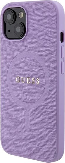 Mbështjellës Guess Saffiano MagSafe për iPhone 15 Plus, vjollcë Mbështjellës Guess Saffiano MagSafe për iPhone 15 Plus, vjollcë