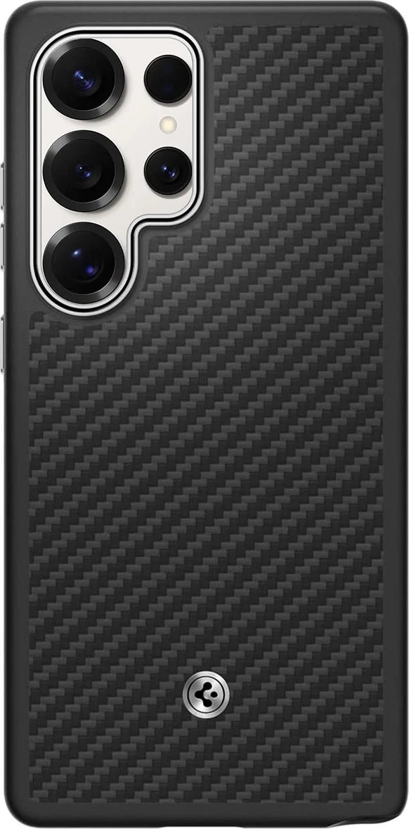 Mbështjellës Spigen Enzo Aramid GP-FPS938PGABW për Samsung Galaxy S25 Ultra, MagFit, i zi