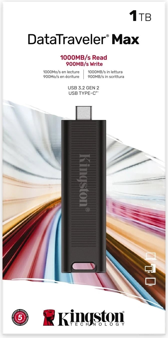 USB-C Kingston DataTraveler MAX 1, 1TB